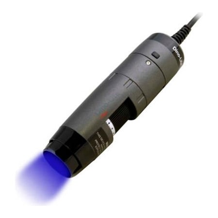 Dunwell Tech - Dino Lite Dino-Lite Edge 1.3MP Handheld Digital Microscope with 375nm Ultraviolet LEDs, 10x - 220x AF4515T-FUW